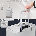 3 Piece Softside Luggage Sets – Lightweight Durable Suitcase with 360° Silent Spinner Wheels & Retractable Handle, Softshell Carry On for Business/Family Travel (20in/24in/28in) - Image 5