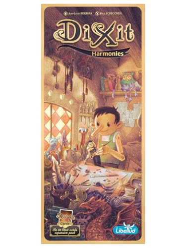Dixit Harmonies Board Game EXPANSION - Ignite Your Imagination with 84 Captivating Art Cards! Creative Storytelling Game for Kids & Adults, Ages 8+,...