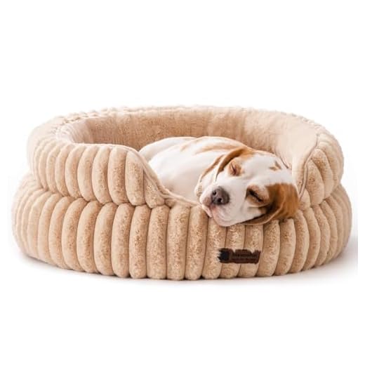 MEWOOFUN Anti-Anxiety Donut Dog Bed
