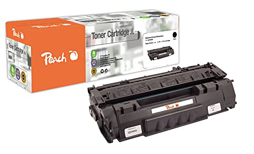 Toner noir Peach pT254 compatible HP Q5949A et Canon pour imprimante de bureau