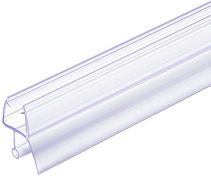 KINGRAN Frameless Shower Door Bottom Seal, Fits 3/8” x 36” Swinging Shower Door