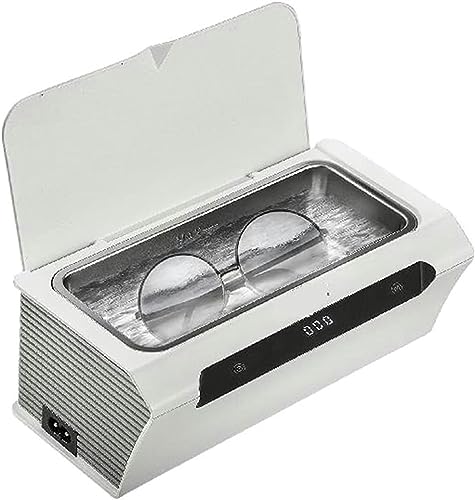 Nettoyeur à ultrasons, 500ml Nettoyeur À Ultrasons Mini Machine À Laver Portable Bain À Ultrasons Dispositifs De Nettoya Sonique For Lunettes Appareils Ménars Panier Pour PCB Vaisselle Dentier Bijoux
