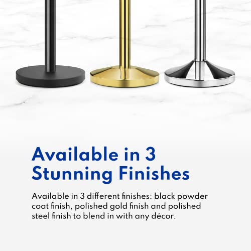 New Star Foodservice 54606 Stanchions, 36-Inch Height, 6.5-Foot Retractable Belt, Set Of 2, Silver Belt #TOP4