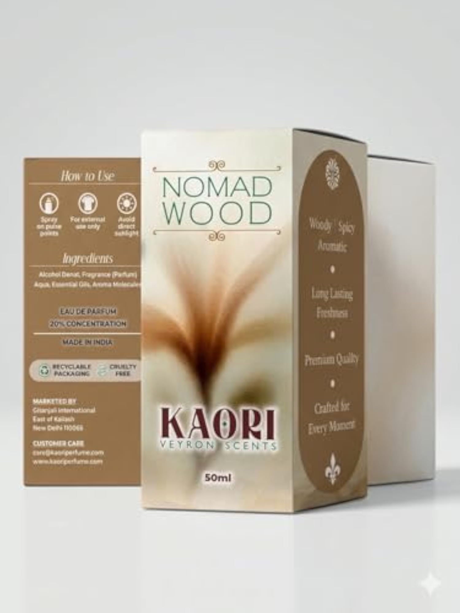 Kaori Veyron Nomad Wood Eau de Parfum, 50ml