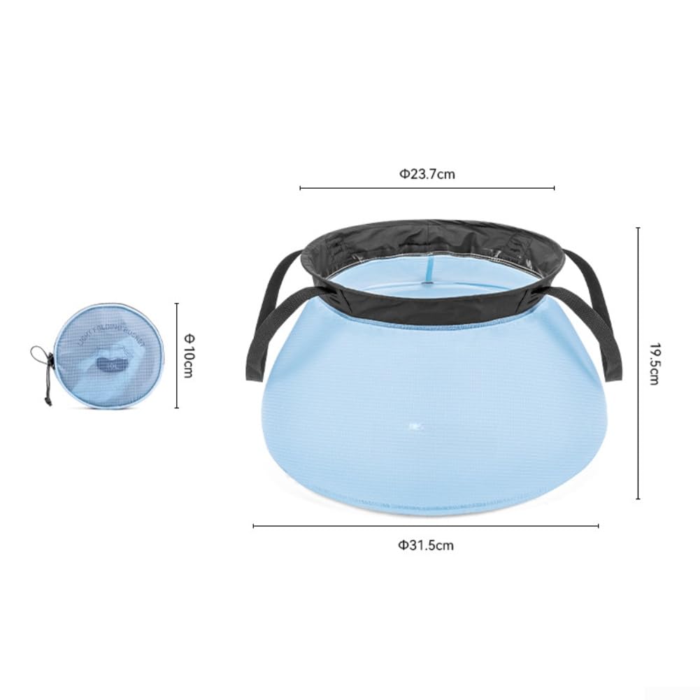Agua Nylon 15D Plegable 10L Ligero Agua Nylon 15D Plegable