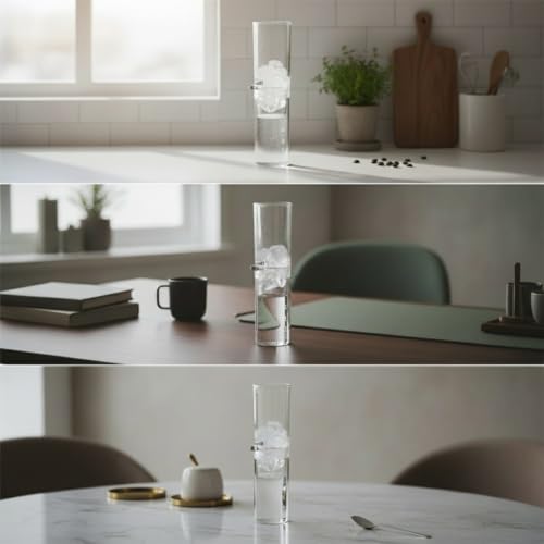 Image of Transparent Slow Coffee Maker Minimalist Cold Brew Pot with Lid, Ice Drip