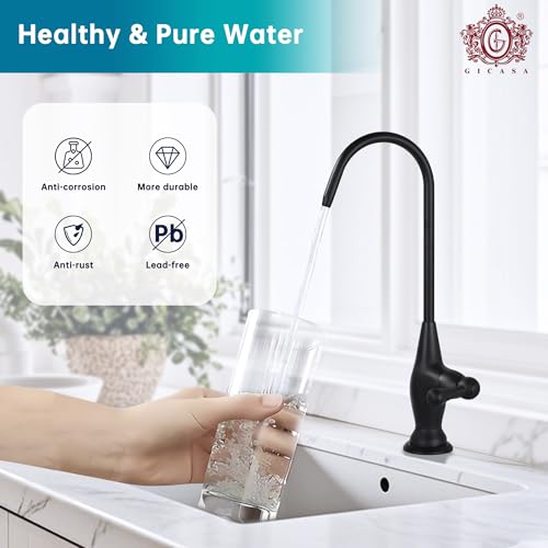Image of Sink Drinking Water Faucet, Stainless Steel, Black