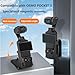 Generic Magnetic Camera Desktop Base Stand Holder Expansion Adapter Mount Bracket Compatible with DJI Osmo Pocket 3 Accessories Adjustable Clip Clamp Mount with Expand Frame for Osmo Pocket 3