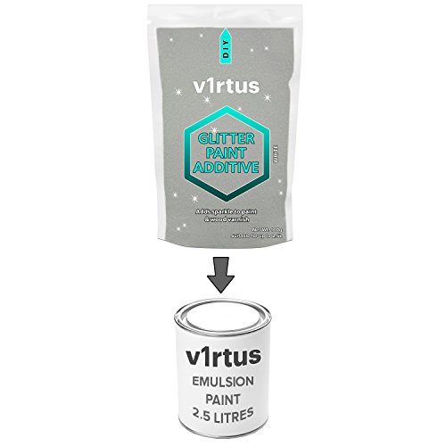 Cristalli vernice v1rtus White Glitter Additivo