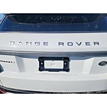 Rear License Plate Mount Frame Tag Bracket for Land Rover Range Rover Evoque 20122019 Holder Set with x4 Bolts & x2 Screws Relocator Adapter Tailgate Trunk Lid Mounting Kit, Plate Holders