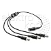Produktbild DC Y-Adapter LED 3-fach Verteiler: 1x DC-Buchse 5,5 x 2,1mm / 3x DC-Stecker 5,5 x 2,1mm