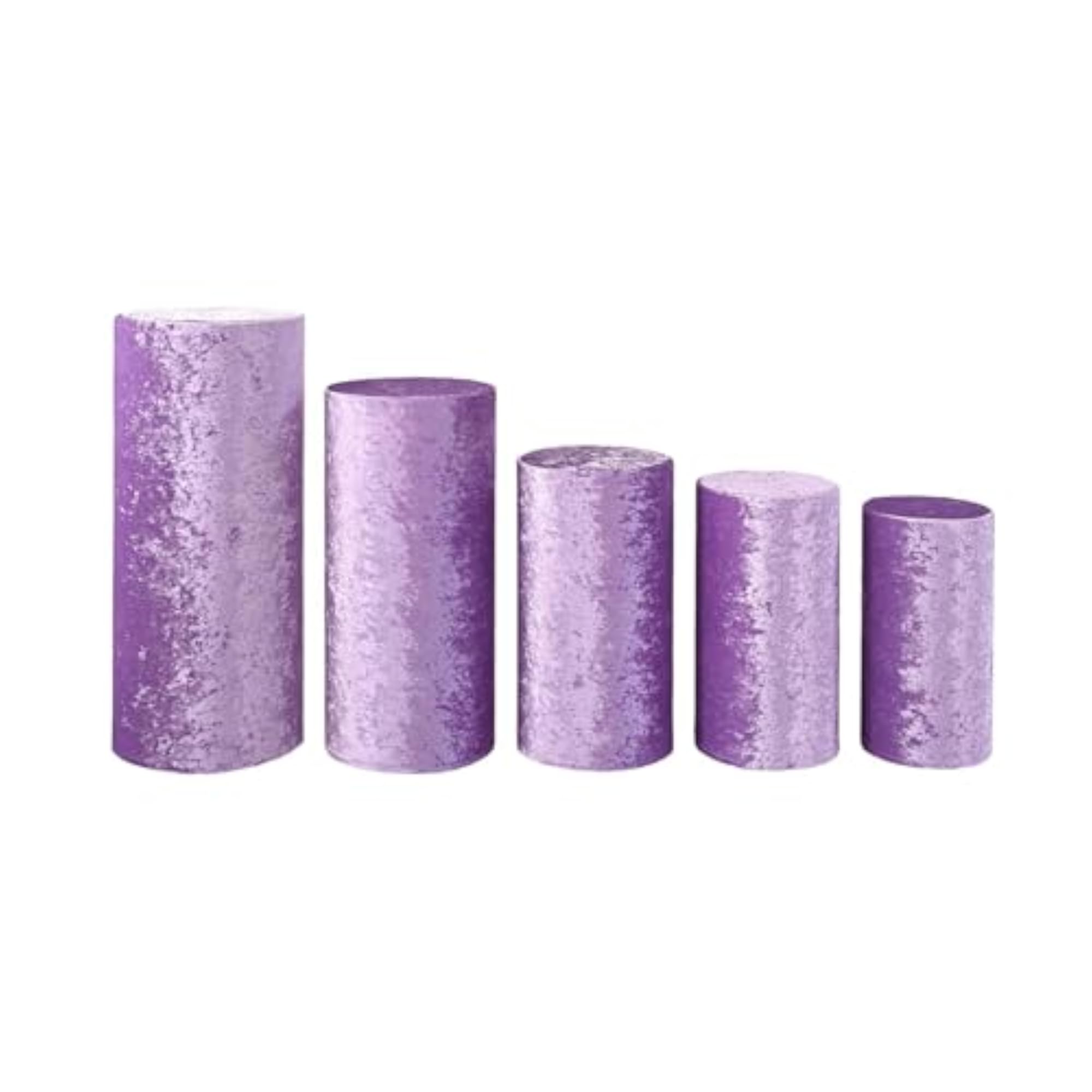 5Pcs Cylinder Plinth Covers for Holidays