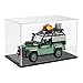 Choowin Acrylic Display Case for Lego Tranquil Garden 10315 10298 10308 10317 for Lego Display Thickened Clear Acrylic Display Cases for Collectibles Assemble Dustproof Display Box(Black Base)