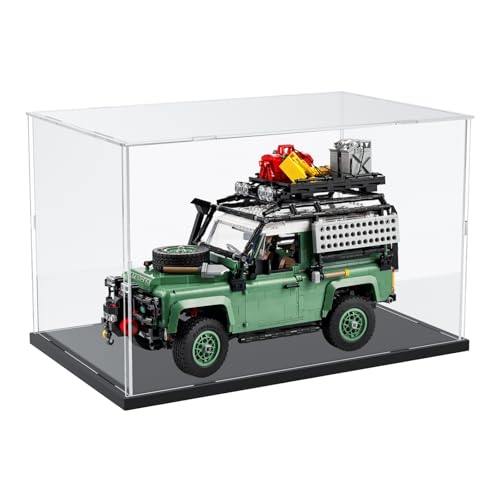 Image of Choowin Acrylic Display Case for Lego Tranquil Garden 10315 10298 10308 10317 for Lego Display Thickened Clear Acrylic Display Cases for Collectibles Assemble Dustproof Display Box(Black Base)