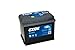 EXIDE Autobatterie 62Ah 12V 540A EB620 Excell B13 DIN/ISO L2 Starterbatterie