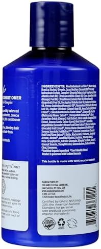 Avalon Organics Therapy Biotin B-Complex Thickening Conditioner, For an Energized Scalp and Thicker, Fuller-Looking Hair, 14 Fluid Ounces