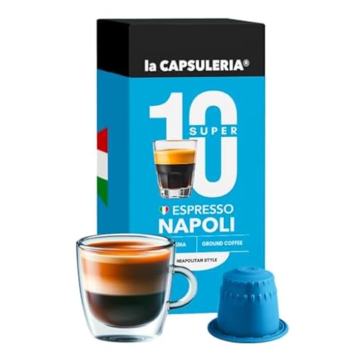 Café ESPRESSO NAPOLI, intenso (200 Cápsulas) compatibles con Nespresso, 20 cajas de 10 cápsulas, espresso fuerte y envolvente, retrogusto persistente y crema densa y cremosa (La Capsuleria) | Ya disponible en tu tienda friki favorita! En mundofriki.es!