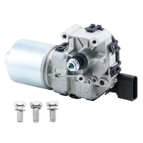 Image of BDELI Front Windshield Wiper Motor Fits for Volkswagen Jetta 2011 2012 2013 2014 2015 2016 2017 2018 1.4L 1.8L 2.0L 2.5L, Replaces 5C7955113D 6R1955119A 5C6955121A 5C7-955-113-A 85-35002, 4-Pin