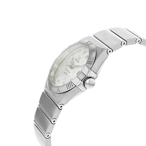 Omega Constellation Silver Diamond Dial Stainless Steel Men's Watch 123.10.35.20.52.0023
