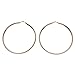 BETHYNAS 110mm Large Basketball Hoop Earrings for Women Big Thin Hoop Fashion Round Circle Huggie Minimalist Earrings Lightweight (110mm)