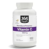 365 by Whole Foods Market, Standard Potency Vitamin C 500mg, Vegan, 250 Tablets