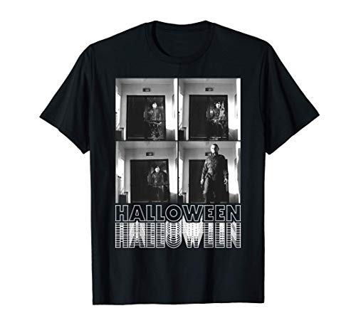 Halloween Michael Myers Scene Box Up Camiseta