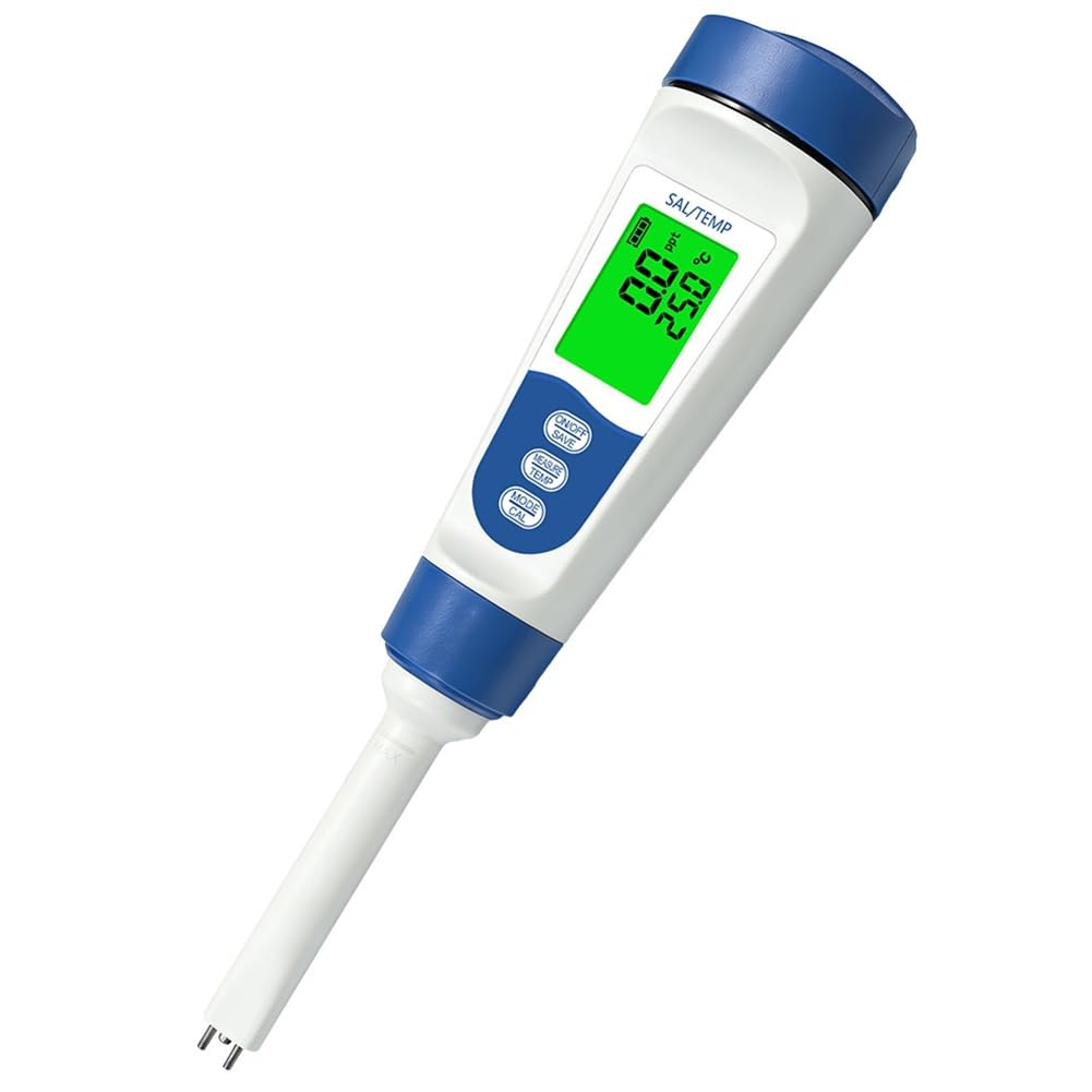 Jnchdghwa Digital for Soup Ingredients Salinity Meter Saltwater Tester Hydrometer for Aquarium for Soup Ingredients Detector