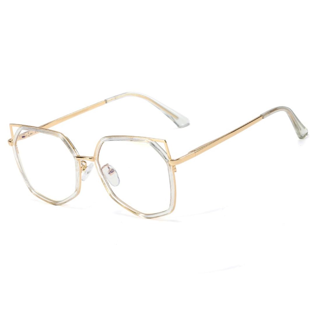 Modne damskie okulary korekcyjne z pełną oprawką UV400