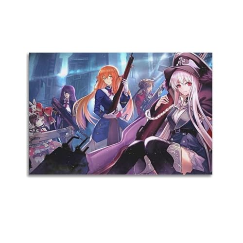 GBHEVEWV Póster decorativo de videojuego de primera línea para niñas, póster decorativo de pared e imagen artística moderna para decoración de dormitorio familiar, 60 x 90 cm