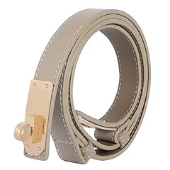 Light Khaki Belt Gold Buckle