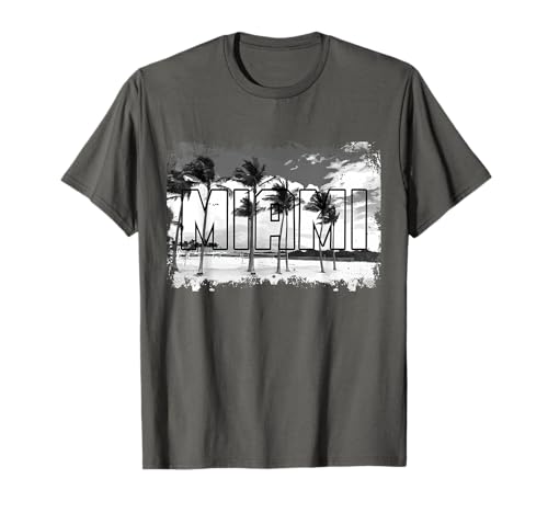 Miami Florida Vintage Retro Pride Miami Beach FL T-Shirt