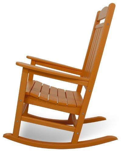Polywood R100Ta Presidential Rocking Chair, Tangerine #TOP5