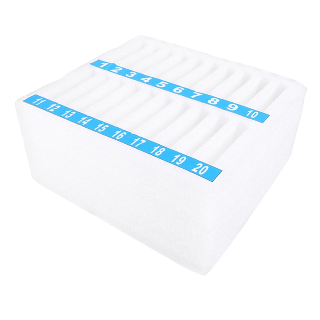 Jnchdghwa Soft Foam Mobile Phone Storage Box 20 Grids Organizer for Classroom for Meeting Room Desk Management