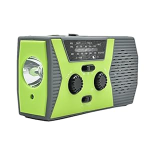 LKR Handslinger, weerradio, noodradio, zonne-radio, FM/MW powerbank, zaklamp, leeslamp en SOS-alarm voor noodgevallen en outdoor-activiteiten