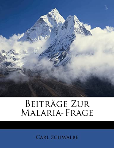 Preisvergleich Produktbild Beitrage Zur Malaria-Frage