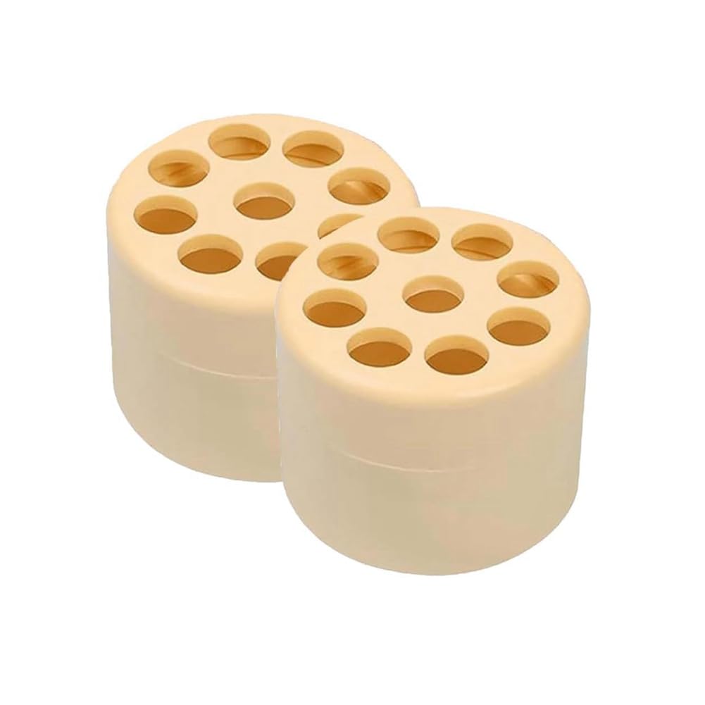 CTRLZS Spiral Stem Holder, Reusable Floral Grid for Vase, Bloom Shaper for Flowers Easy Install Easy to Use (S/Beige-Yellow)