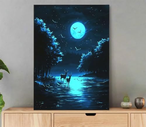 G i Paint by Numbers  yCgoCio[, DIY G LoX Lbg hG |Lbg MƃANG̋, c[Lbg l q S lC G K؂ Ƃ̕ǂ̑ 35x45 cm 
