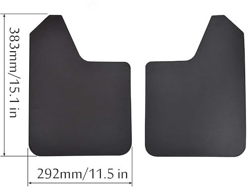 Mautopily 4X Universal Auto Schmutzfänger Spritzschutz Vorne und Hinten – Robuster & Flexibler Kunststoff Schutz vor Schmutz, Schlamm & Steinschlag – Für Auto, SUV, Pickup & LKW