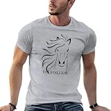 MKCSHCBV Beautiful Stallion T-Shirt Grey M