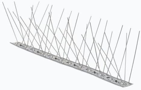 Dissuasori Per Piccioni In Acciaio Inox 25cm (10 Pezzi) | Spuntoni Anti Uccelli Per Balcone E Tetto - 3