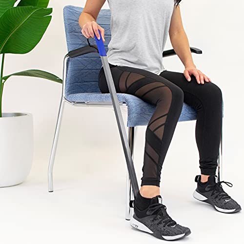 Rms 2 Pack 31 Inch Extra Long Handled Metal Shoe Horn With Curved Handle #TOP2