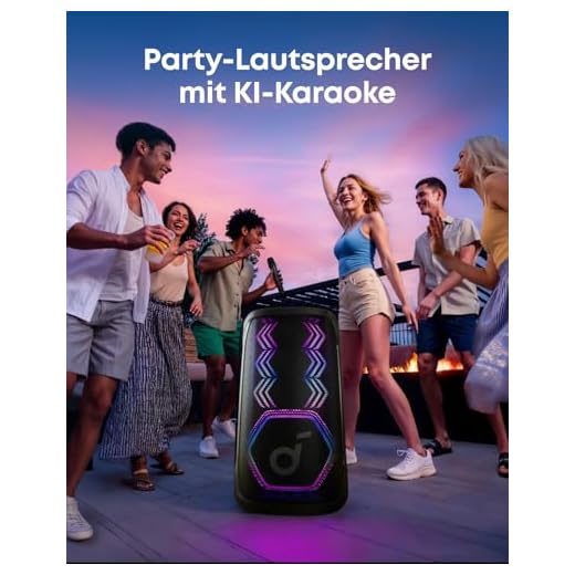 Soundcore Rave 3S Partybox mit KI-Karaoke