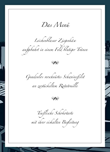 Stadtkrimis Exit Escape Stadtführung Blaubart Mörderische Dinnerparty – Das Rätsel der blutigen Schere - Krimidinner für zuhause 6 bis 8 Personen - spannendes Krimi Dinner Spiel - Krimispiel für Erwachsene