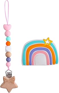 SECFOU 1Pc Mordedor De Bebê Chupeta Clipe Mordedor Brinquedo Chupeta Clipe De Corrente Chupeta Chupeta Corrente De Chupeta De Bebê Brinquedo De Dentição De Bebê Chupeta De Bebê Clipe De