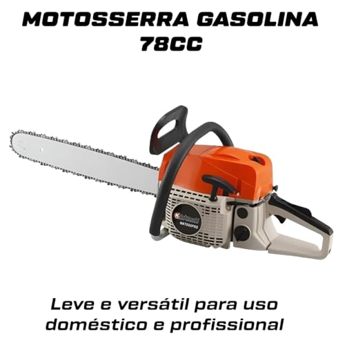 Motosserra A Gasolina Knakasaki 78cc Sabre 55cm 2 Tempos Profissional Sabre 22 Polegadas