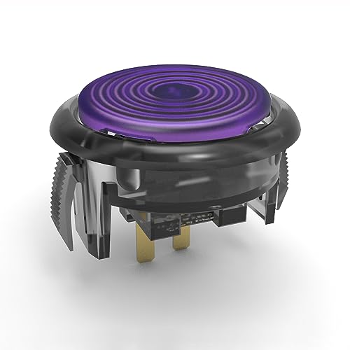 Image of 15pcs Arcade Button Caps for Mechanical Push Buttons Punk Workshop button Caps - Purple