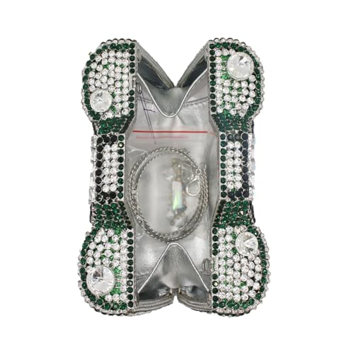 Image of UMREN Novelty Crystal Camera Shaped Clutch Purse for Women Sparkly Rhinestones Evening Clutch Bag Glitter Bridal Prom Handbag