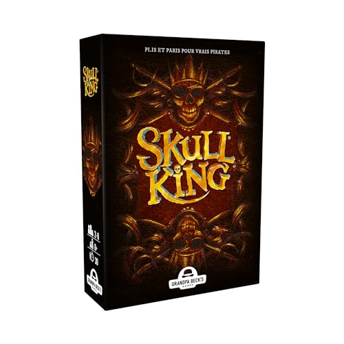 BLACKROCK GAMES - Skull King - Jeu De Plis - Jeu De Cartes pour Vrais Pirates - 2 à 8 Joueurs - Réflexion Tactique, Stratégique et Paris - Version Française - 8 Ans Et Plus