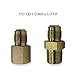 Appliance Pros Flexible Stainless Steel Gas Line for Dryer, Gas Hose Connector Kit, Comes with 1/2