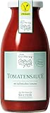 dorfmarkt zentrum tobel Tomatensauce aus gehackten Tomaten mit Karotten, Sellerie, Bio Aceto Balsamico und nativem Olivenöl